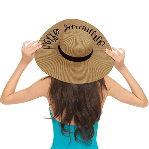 Hello Sunshine Wide Brim Sun Hat - Picture 4 of 6
